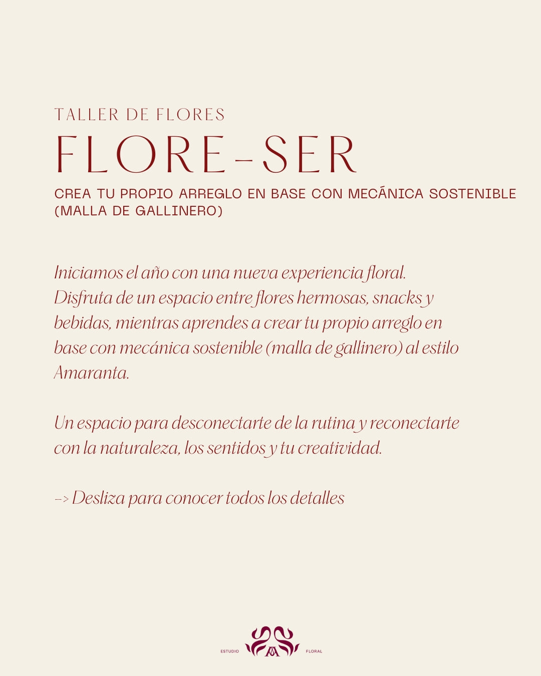 Taller Jueves 29 enero - Armado de arreglo en base