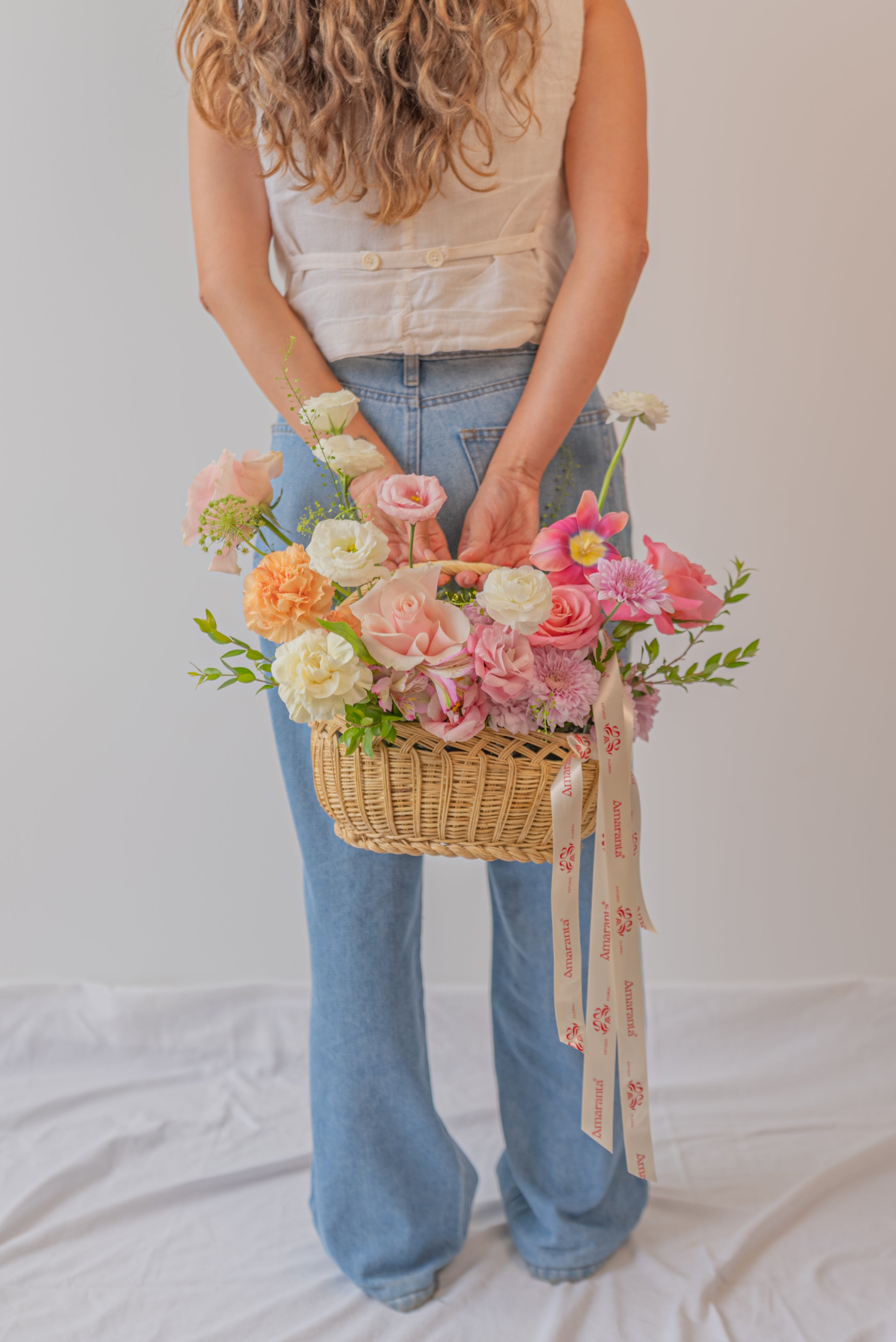 Canasta Amor que florece