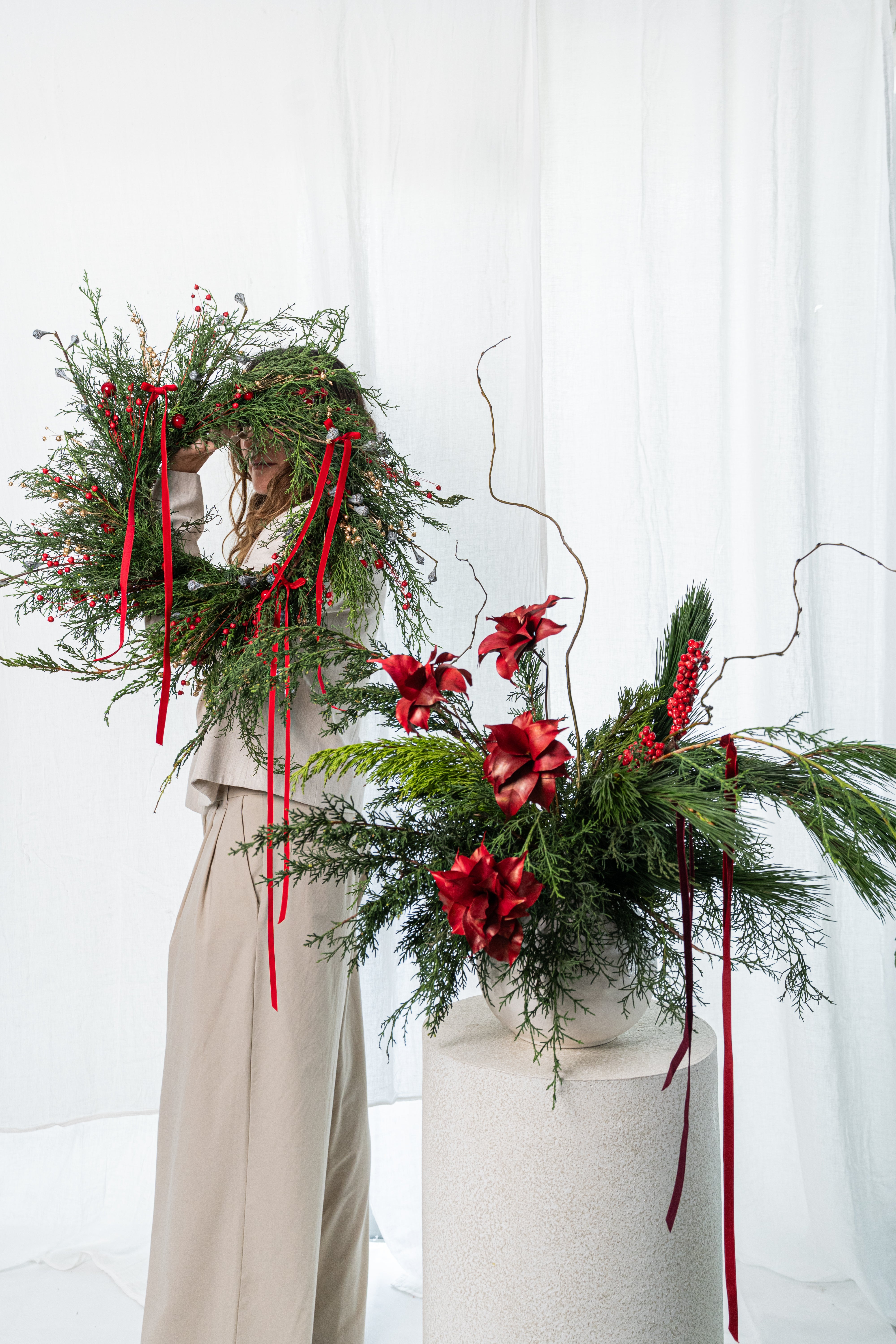 Corona Navidad mágica medium (-10% dscto)