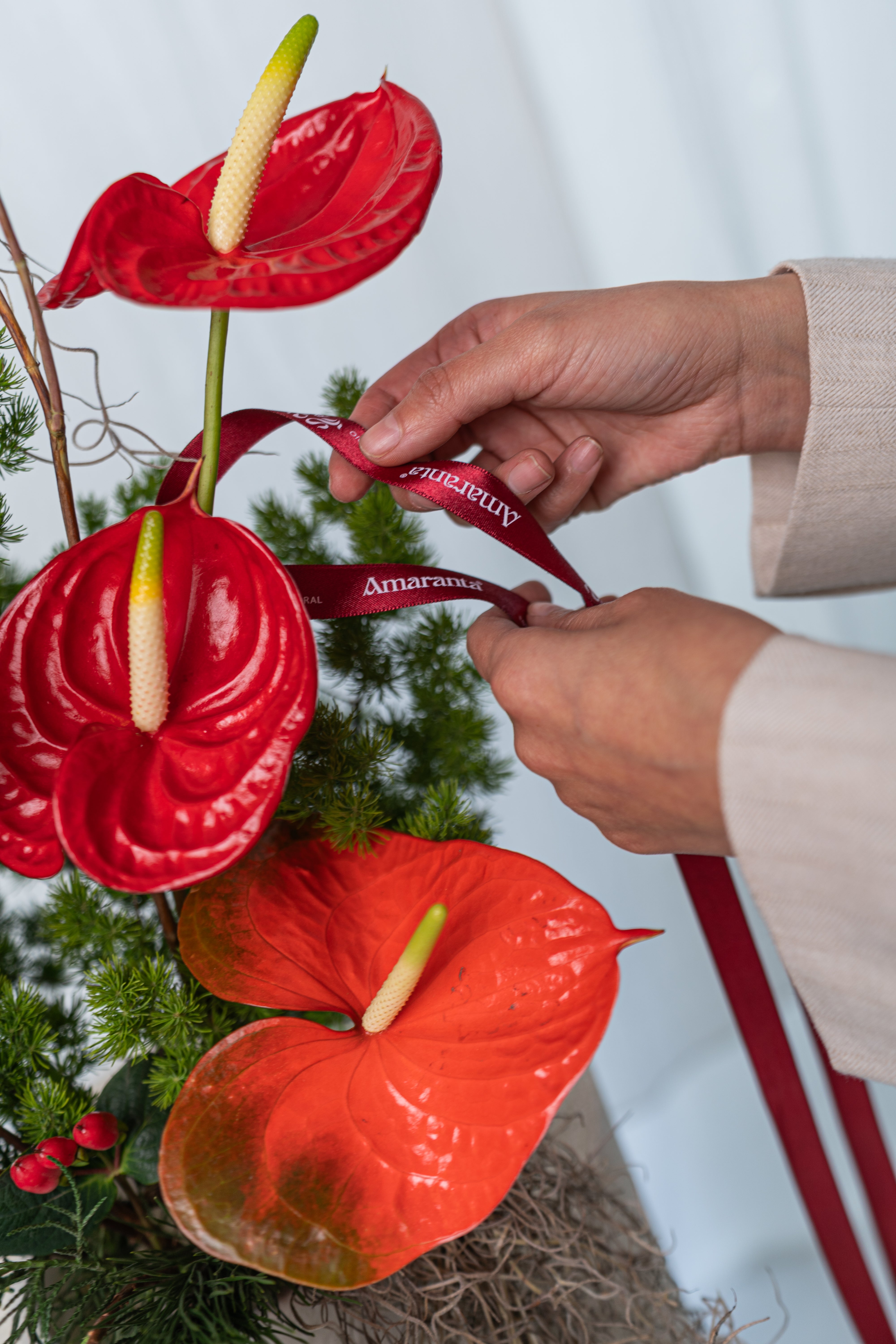 Arreglo noche de navidad - flores frescas