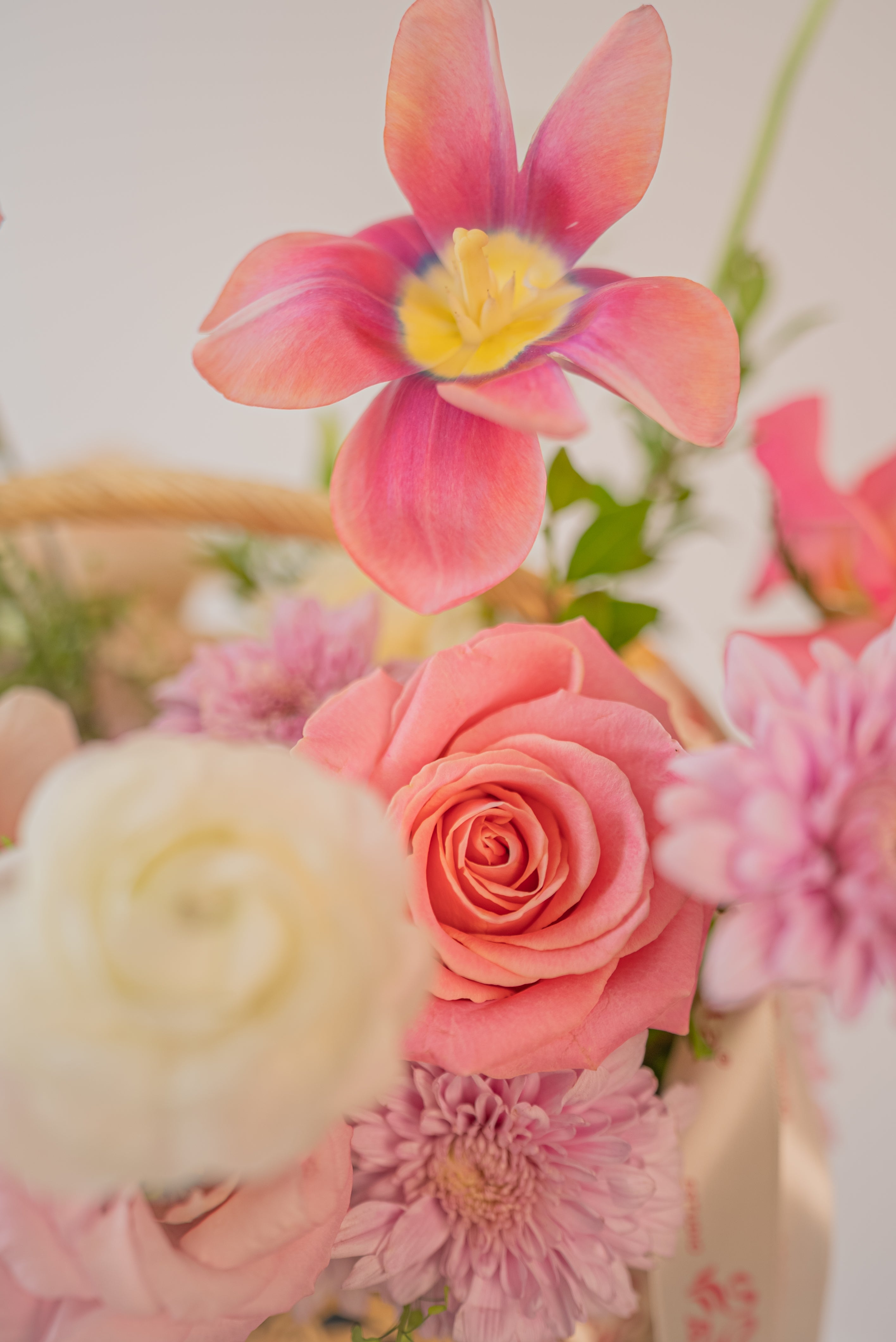 Canasta Amor que florece