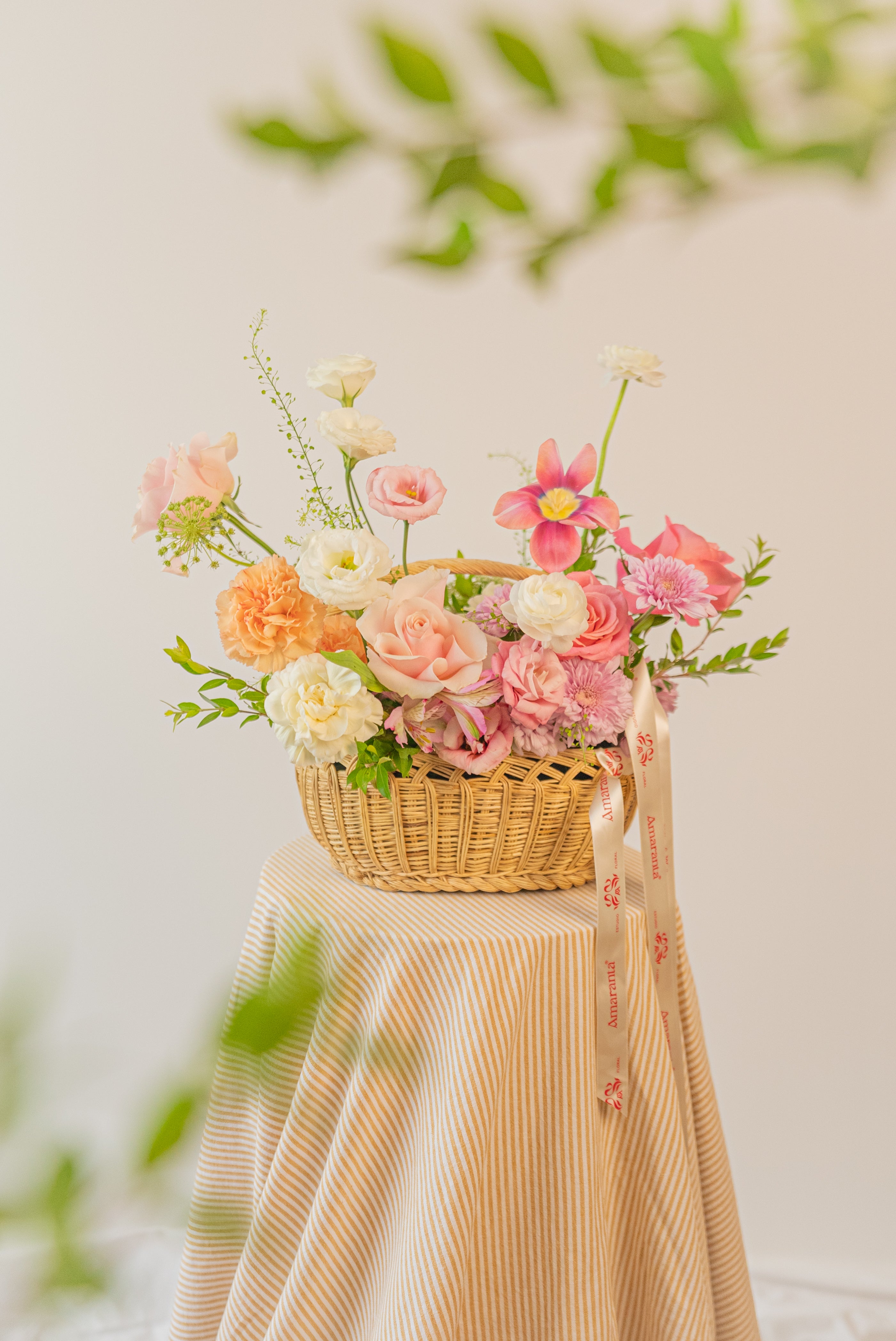 Canasta Amor que florece