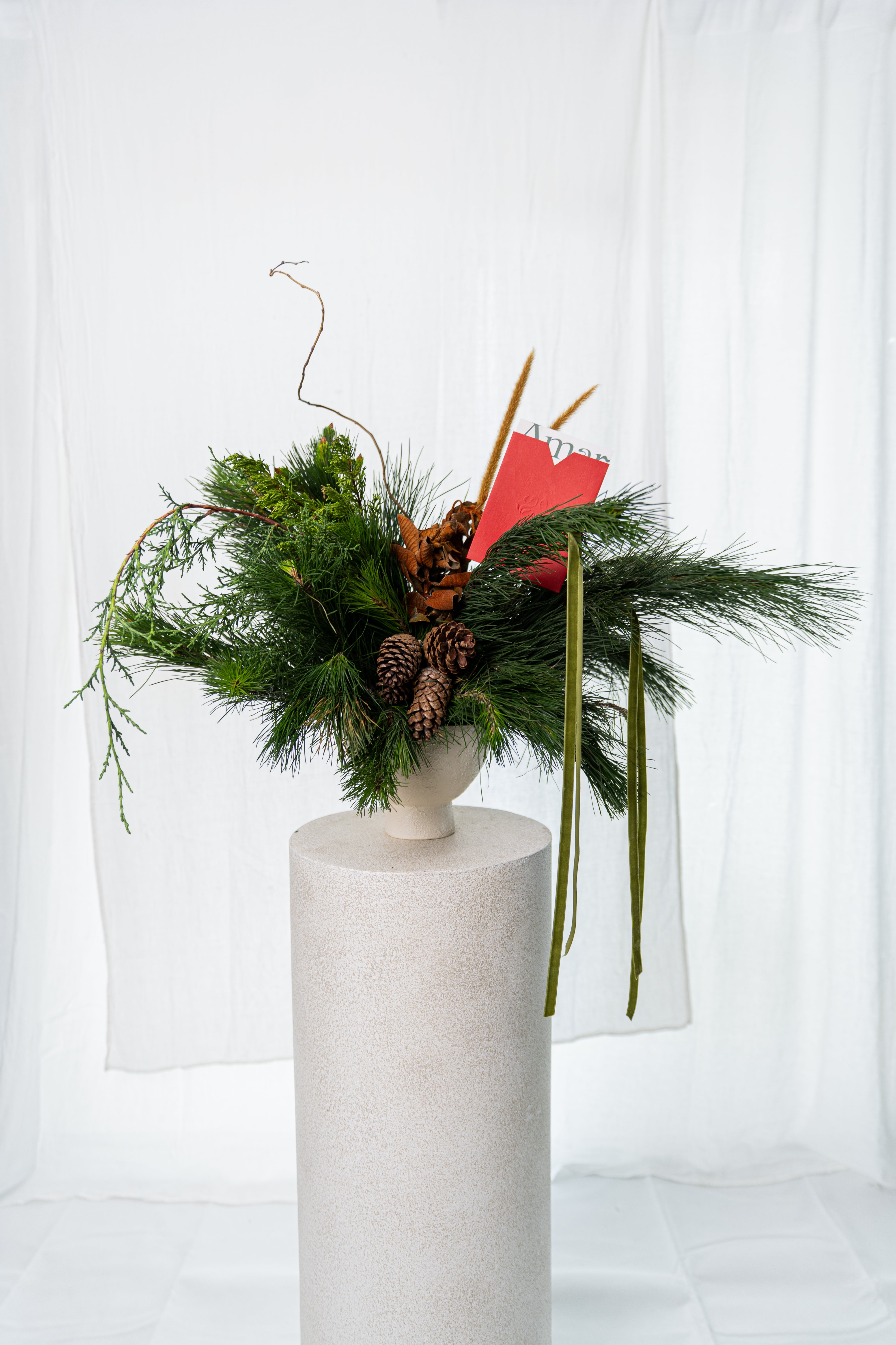 Arreglo jardín invernal