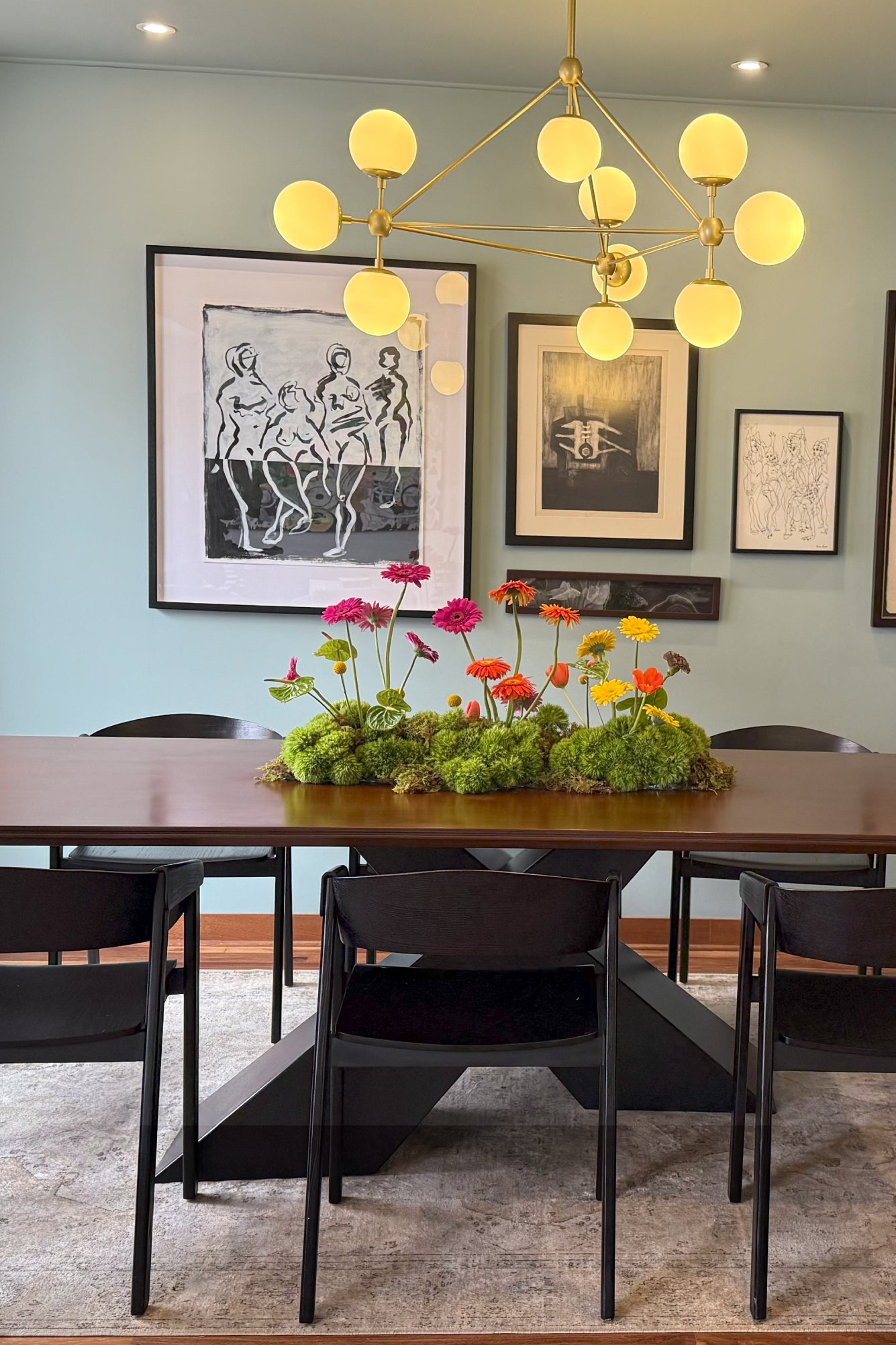 El jardín de gerberas